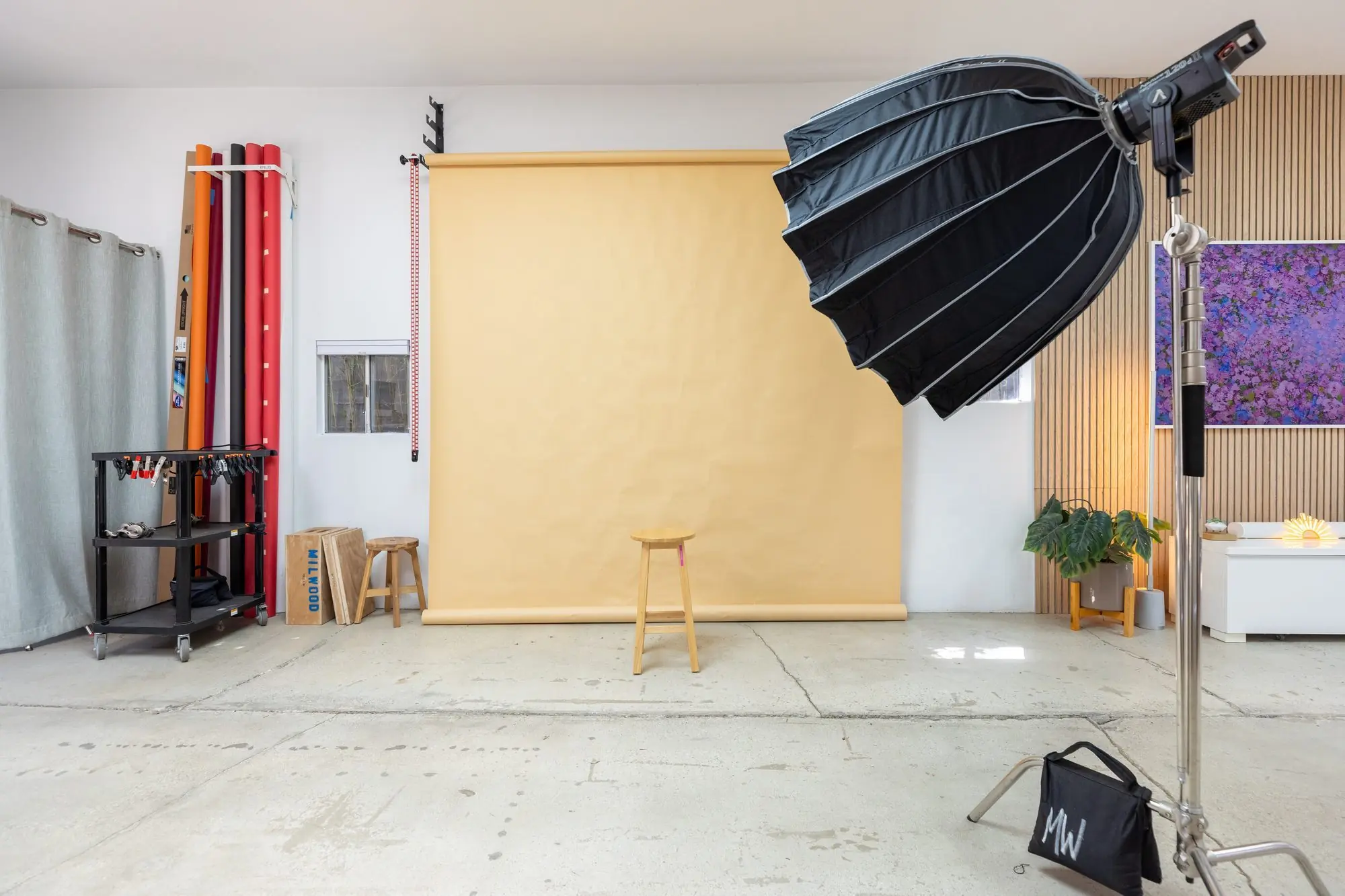 Studio lighting setup